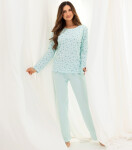 Pyžamo Regina 717 long/ 2XL-3XL Z25/26 dámske modrá XXL