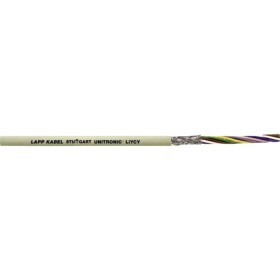 LAPP 34407/500 dátový kábel UNITRONIC LIYCY 7 x 0.25 mm² sivá 500 m; 34407/500