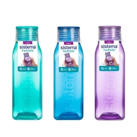 Sistema Hydrate Square Hranatá fľaša so skrutkovacím viečkom 475 ml mix farieb (9414202008701)