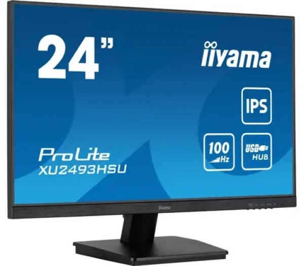 24" IIYAMA ProLite XU2493HSU-B7 čierna / IPS / 1920x1080 / 16:9 / 1ms / 1300:1 / 300cd / HDMI / DP (XU2493HSU-B7)