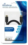 MediaRange DisplayPort 2m čierna / Prepojovací kábel / DisplayPort 1.2 / 4096x2160 / 10 Gbit/s (MRCS159)