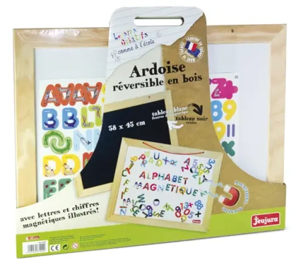 Jeujura Drevená multifunkčná nástenná tabuľa 58x45 cm / od 3 rokov (J8790)