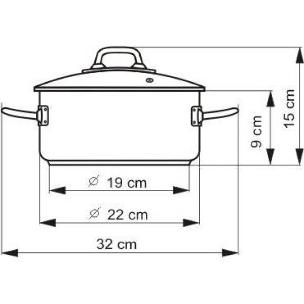 Rendlík PROFESSIONAL s pokrievkou, priemer 22 cm, objem 3,0 l - Kolimax - Kolimax