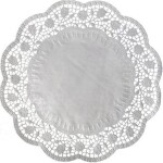 Dekoratívna krajka kruhová biela 18 cm 100 ks - Wimex - Wimex