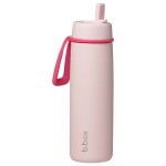 B.box Nerezová termoska na pitie so slamkou 690 ml - Pink paradise EUR