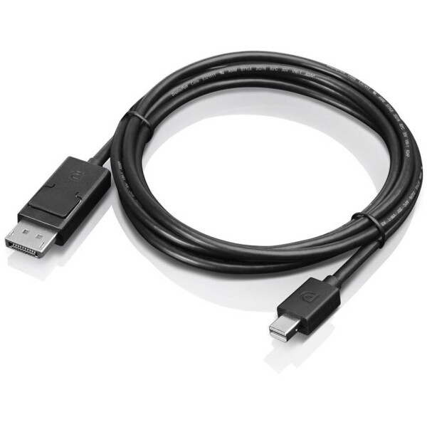 Lenovo Mini-DisplayPort / DisplayPort káblový adaptér Mini DisplayPort konektory, Konektor DisplayPort 1.20 m čierna 0B47091 Kábel DisplayPort; 0B47091