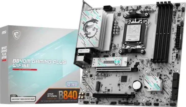 MSI B840M GAMING PLUS WIFI6E / Základná doska / B840 / 4X DDR5 / 1x 2.5 GLAN / Wi-Fi 6E / mATX (B840M GAMING PLUS WIFI6E)