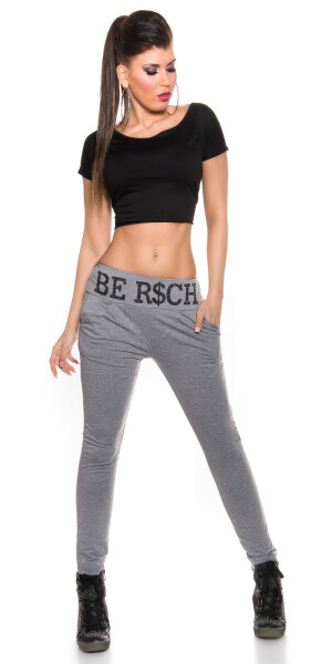 Trendy KouCla Sweatpants "Be R$ch "Be KouCla white