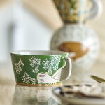 Bloomingville Kameninová miska Hezha Green 460 ml