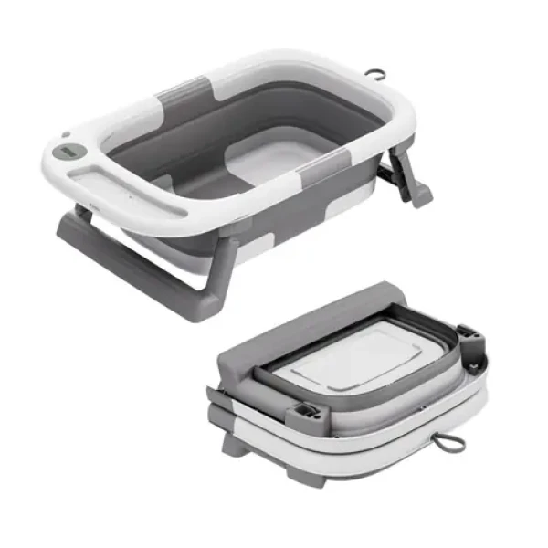 Tulano Bathe 25 šedá / skladacia vanička / LCD teplomer (TN-BATHE 25 GREY)