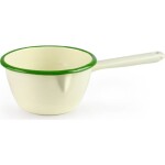Smaltovaný rendlík so zeleným okrajom 12 cm - Ibili - Ibili