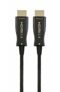 Gembird CCBP-HDMI-AOC-30M Premium kábel HDMI-M - HDMI-M 30m čierna / tienený / pozlátené kontakty / vysokorýchlostné (CCBP-HDMI-AOC-30M)