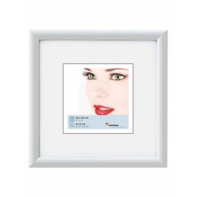 Walther+ design KW220H vymeniteľný fotorámček Formát papiera: 20 x 20 cm biela; KW220H