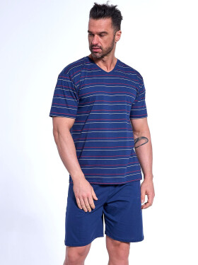 Cornette 330/48 cr/r S-2XL pánske pyžamo tmavě modrá M
