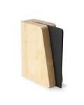 CONTINENTA Magnetický blok na nože s doskou Duracore / drevo gumovník / 9x20,5x27,5 cm / magnetický (C3411)
