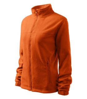 Bunda fleece dámska oranžová L