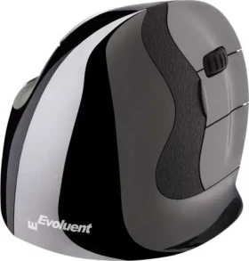 Evoluent Wireless VerticalMouse D šedá (S) / Ergonomická myš / Bezdrôtová / iba pre pravákov (VMDSW)