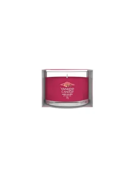 Yankee Candle votívna sviečka plnená v skle SANTA ON SKIS (5038581166797)