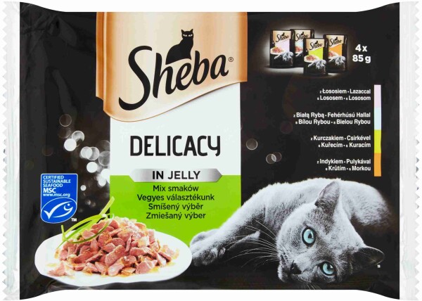 SHEBA Kapsička pre mačky Mixovaný výber