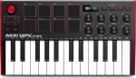 AKAI MPK Mini MK3 Ovládacia klávesnica Pad kontrolér MIDI USB čierno-červená (MPKMINI3)