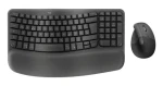 Logitech Wave Keys + Lift / Klávesnica s myšou / Bezdrôtová / Ergonomická (920-013631)