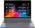 Lenovo IdeaPad Slim 3 16AHP10 sivá / 16" WUXGA / AMD RYZEN 7 8840HS / 16GB / 512GB SSD / AMD Radeon / W11H (83KB001ECK)