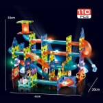 Alltoys guľôčková drahá magnetická svetlo 110ks