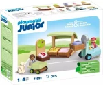 Playmobil® Junior 71691 Stánok s biopotravinami a vysokozdvižný vozík