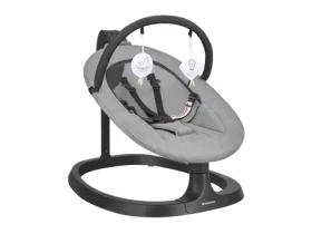 KikkaBoo Hojdacie lehátko elektrické Zazu Grey / od narodenia do 30 kg (31005010096KB)