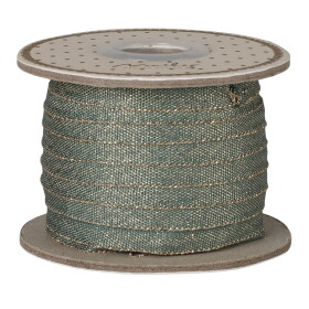 Maileg Dekoratívna stuha Green/Gold – 25 m