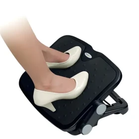 StarTech Nastaviteľná podnožka pod stôl / Podnožka pod nohy / sklon -30-0 ° / plast / čierna (FTRST1)
