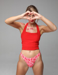 Julimex Spodný diel plaviek Love Vibes Simple String S-XL Ruda XL