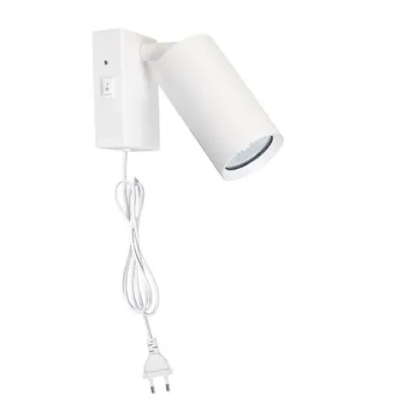 Solight WO3002-W Nástenná lampička CELE biela / 1x GU10 (WO3002-W)
