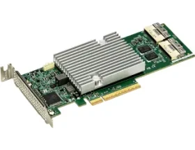 SuperMicro AOC S4116L-H16IR-96DD-O / RAID radič / 4X NVMe + 16x SAS4 / RAID 0,1,5,6,10 / PCIe x8 Gen4 / 4GB cache (AOC-S4116L-H16IR-96DD-O)