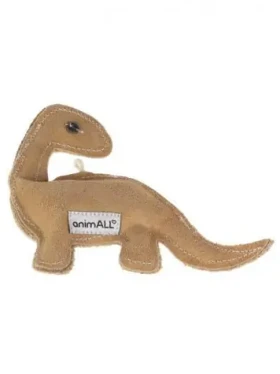 AnimALL Hračka Dinosaurus koža natural 20x18 cm (110292)