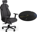 Endorfy Fotel Endorfy Meta BK czarny (EY8A005) + Floor Pad FP110C