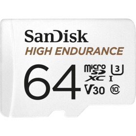 SanDisk High Endurance Monitoring pamäťová karta mini SDXC 64 GB Class 10, UHS-I, UHS-Class 3, v30 Video Speed Class vr. SD adaptéru; SDSQQNR-064G-GN6IA