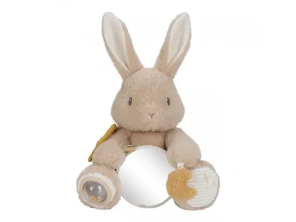 Little Dutch Zajačik plyšový s aktivitami Newborn Naturals