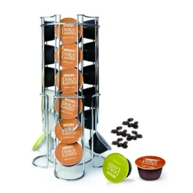 Maxxo Stojanček na kapsule Dolce Gusto / 24 ks / chróm