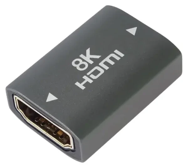 PremiumCord HDMI A - HDMI A spojka / Adaptér / Female/Female / 8K/60 Hz / kovová / Space Grey (kphdma-36)