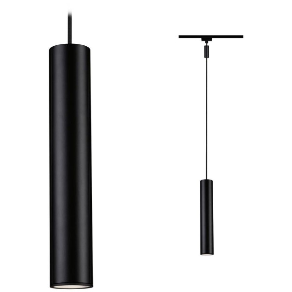 Paulmann URail Pendel Catalejo svietidlo pre lištové systémy (230 V) URail GU10 čierna (matná); 96818