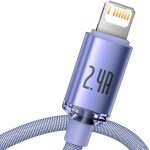 Baseus CAJY000005 Kábel USB-A (M) - Lightning (M) 1.2 m fialová (CAJY000005)