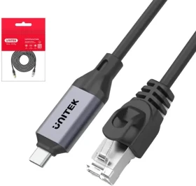 Unitek Cat.8 RJ45 čierny / Patch kábel / S/FTP / 3 m (C18149AGY03-3M)