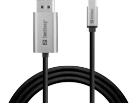 Sandberg USB-C to DisplayPort Cable 2M čierna / kábel HDMI na USB-C