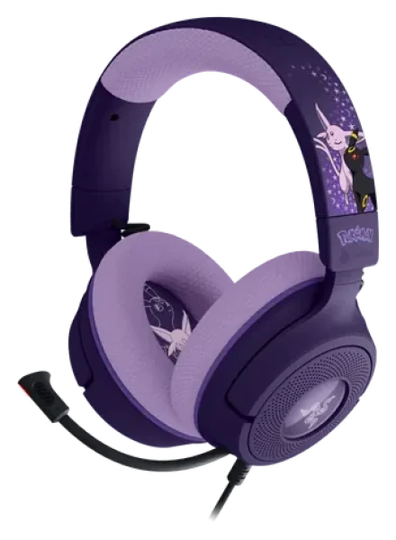 Razer Kraken V4 X Pokémon Espeon/Umbreon Ed. / Herné slúchadlá / mikrofón / 7.1 / RGB / USB-A / USB-C (RZ04-05180700-RUEA)