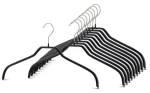 MAWA SILHOUETTE čierna / Ramienko / kovové / ergonomické / protišmykové / 41 cm / 10 ks