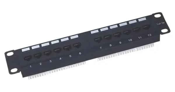Xtendlan 10" 12 portov Cat5e / Patch panel / 1U (PP0-12K)