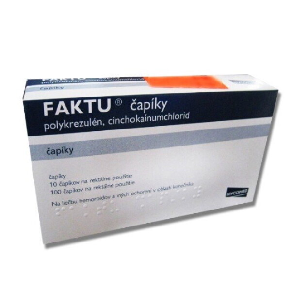 Faktu čapíky sup.10 x 100 mg/2,5 mg