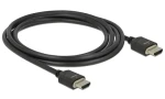 DeLock Ultra vysokorýchlostný HDMI kábel 2m čierna / 48 Gbps / 8K / 60 Hz (85294)
