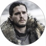Jedlý papier Hra o tróny John Snow v kožúšku 19,5 cm - Pictu Hap - Pictu Hap